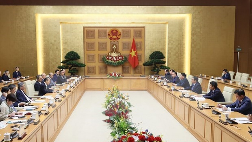 PM welcomes Chairman of Japan - Vietnam Parliamentary Friendship Alliance